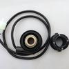 Speedometer Universal Motorcycle Bike ATV Digital Odometer Tachometer Speed Replace Universal Sensor Cable with 4 Magnet