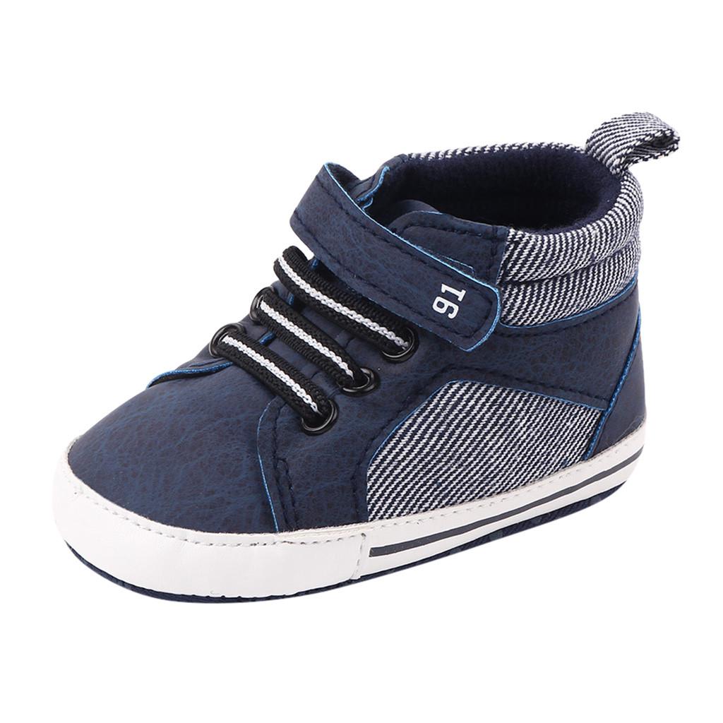 Newborn Baby Girls Boys First Walkers Soft Sole Shoes