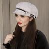 Casual Autumn Cotton And Linen Eightcorner Cap With Sun Protection For Women