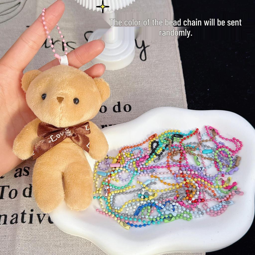 Portachiavi Ciondolo Tuta Peluche Orsacchiotto - Piccolo Giocattolo Regalo
