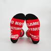 Original Mid-Calf Cotton Letter Socks: Non-Slip, Customizable Floor Socks.