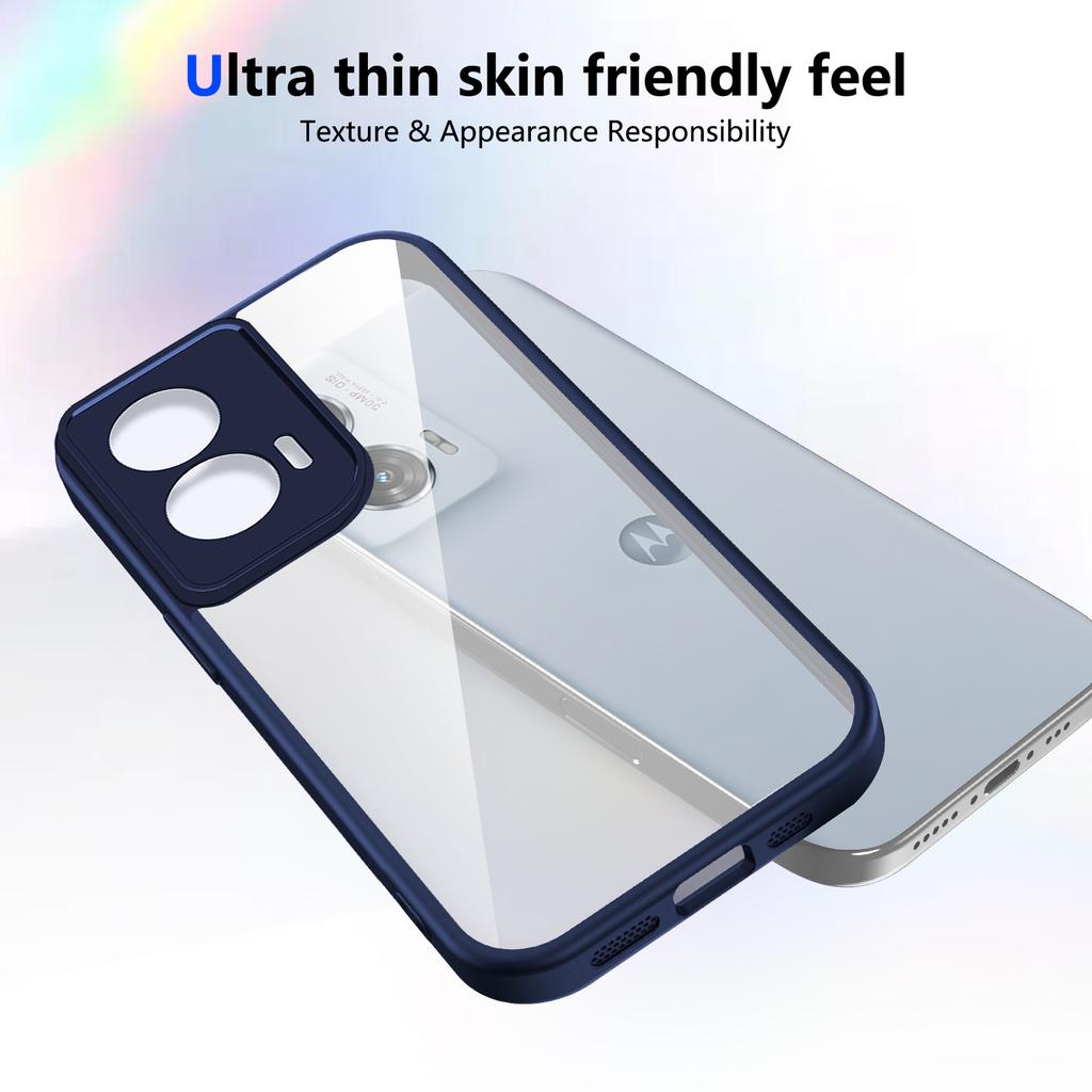 Kryt na telefon pro Motorola Moto G14 G15 G54 G04 G34 G35 G52 G82 G55 G56 G84 G85 G86 G04S Nárazuvzdorný kryt s airbagy TPU+Průhledný