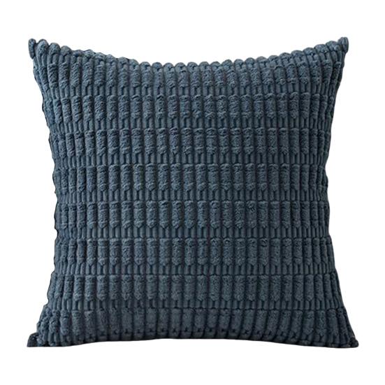 Kuddfodral i manchester Enfärgat Dold dragkedja Veteaxkorn Textur Fyrkantig form Sovrum Vardagsrum