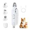 2 In 1 Nail Care for Pets, Electric Nail File, Nail Clipper, Integrated Type, for Both Dogs and Cats, Nail Scatter Prevention Cover Included,