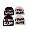 New Letter Jacquard Knitted Hat, Winter Trend Versatile Warm Wool Hat, European and American Personalized Hip-hop Hat