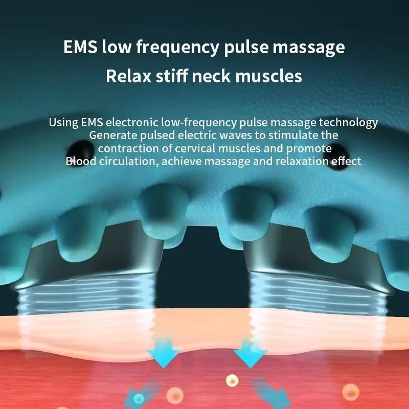 NEW Cervical Massager for Adult Cervical Repair Traction Portable Neck and Head Acupoint Massage Pillow