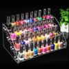 Durable Nail Polish Acrylic Clear Makeup Display Rack Organizer Holder Four Layers