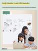 Removable Erasable Whiteboard Wall Sticker - Perfect for Graffiti or Writing In Kids' Rooms or Bedrooms.