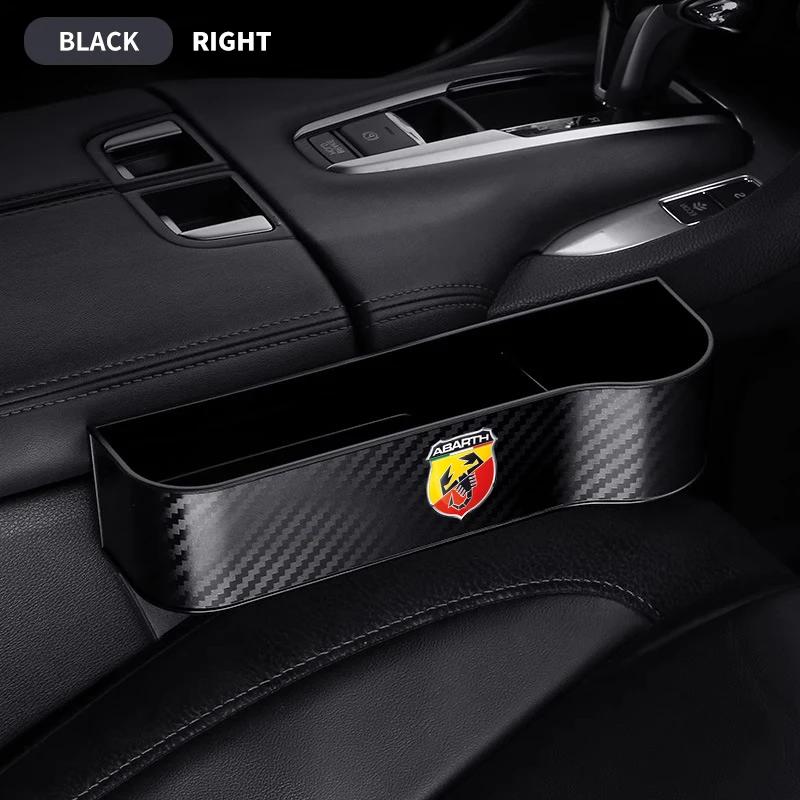 1/2PCS Car Seat Gap Water Cup Holder Universal Crevice Side Storage Box For Abarth Punto 124 125 500 Fiat Viaggio Car Accessory