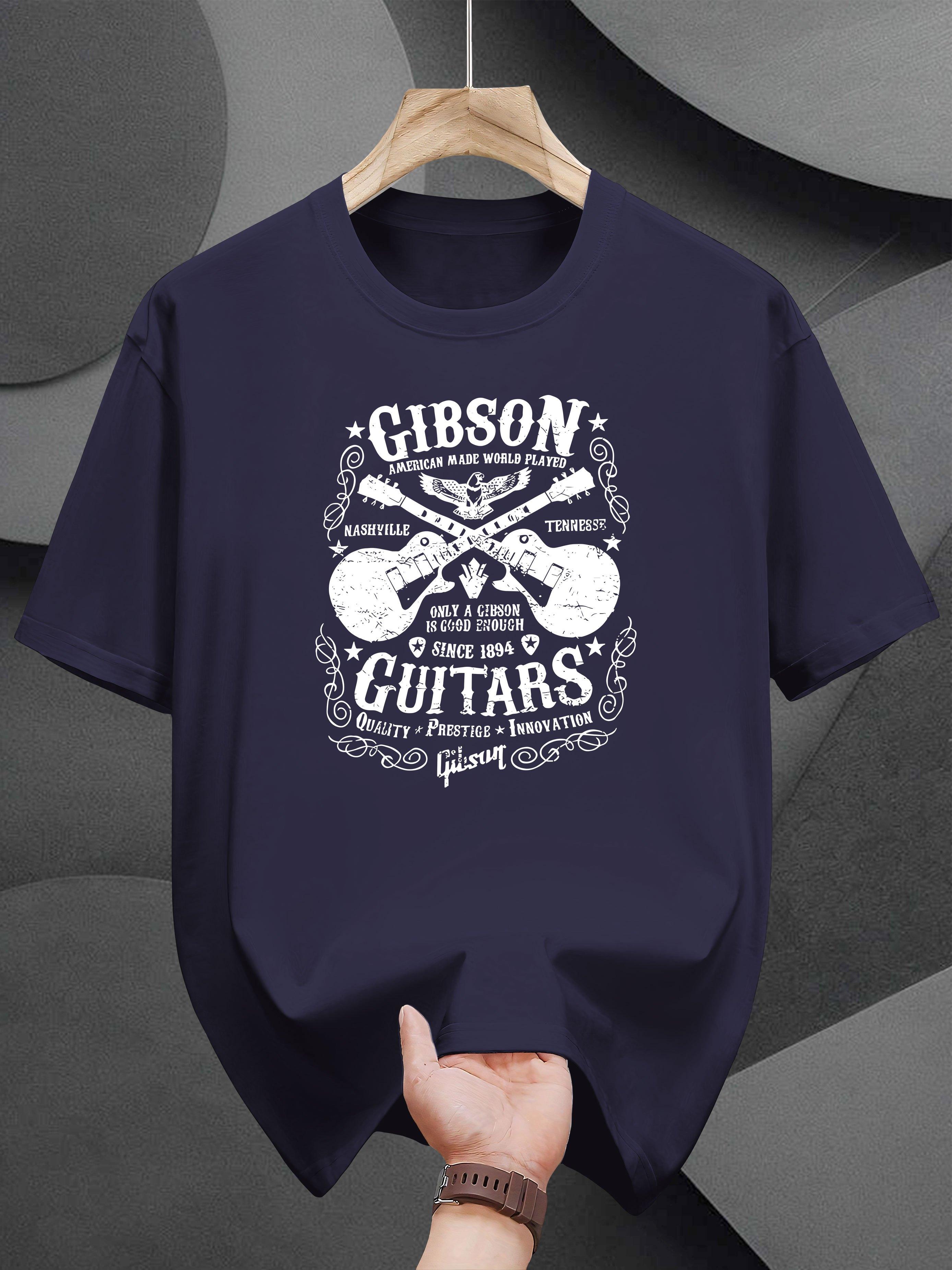 Gibson Guitar Print T-shirt -Tee XL
