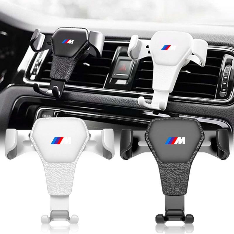 Gravity Car Badge Phone Holder Bracket Air Clip Mount Stand Accessories For BMW M E34 E36 E60 E90 E46 E39 E70 F10 F20 F30 X5 X6 X1 M3 M5 M6 E71 F01