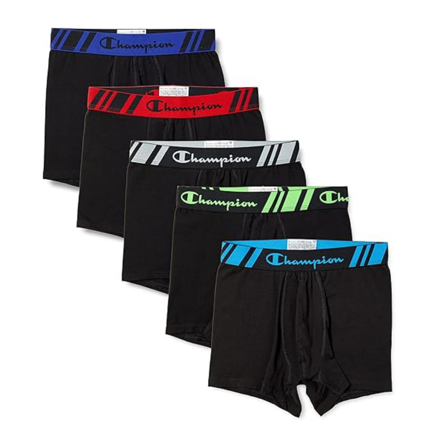 

Champion Boxer Briefs Deodorizing Boxer Assorted L (5-pack) Antibacterial, Deodorizing, Clean, Effect, 5-Piece Briefs, CM6ES702J, Men s, 996,