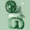 Desene animate încheietura mâinii mic ventilator mut USB încărcare student mini portabil curea jucărie cadou fani drăguț colorat iluminat aparate de răcire