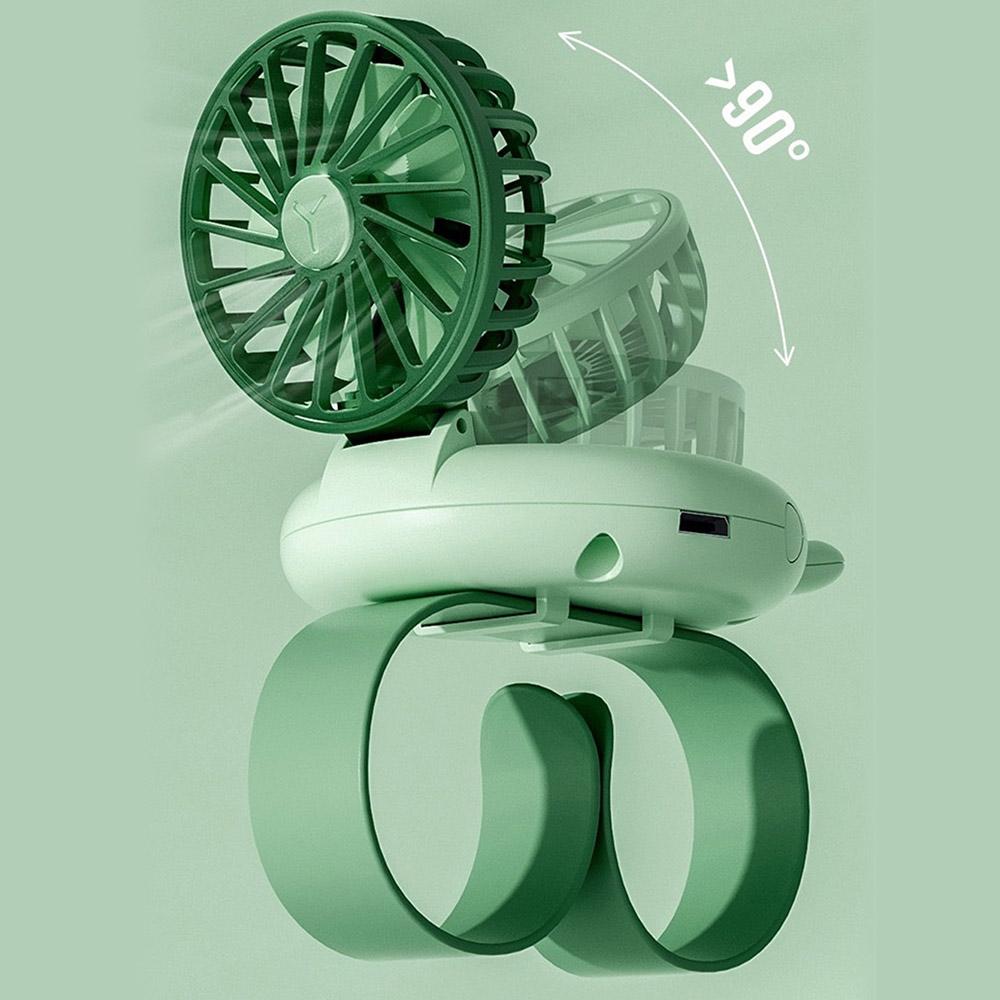 Desene animate încheietura mâinii mic ventilator mut USB încărcare student mini portabil curea jucărie cadou fani drăguț colorat iluminat aparate de răcire