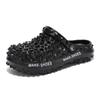 Summer new hole shoes durian sandals men's trendy men's beach shoes light breathable sandals one pedal men's drag tide