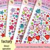 Shiny Crystal 3D Cartoon Diamond Stickers for Kids' DIY Photo Albums and Crafts