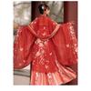 Originale Cinese Stile Dinastia Tang Gonna Hezi Set Hanfu - Abito Tradizionale Ricamato Monopezzo da Donna