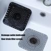 Silicone Sink Strainer Hair Catcher Clog Without Design Flexible Drain Cover Easy To Clean Strong Guards For Shower Bathtubs
