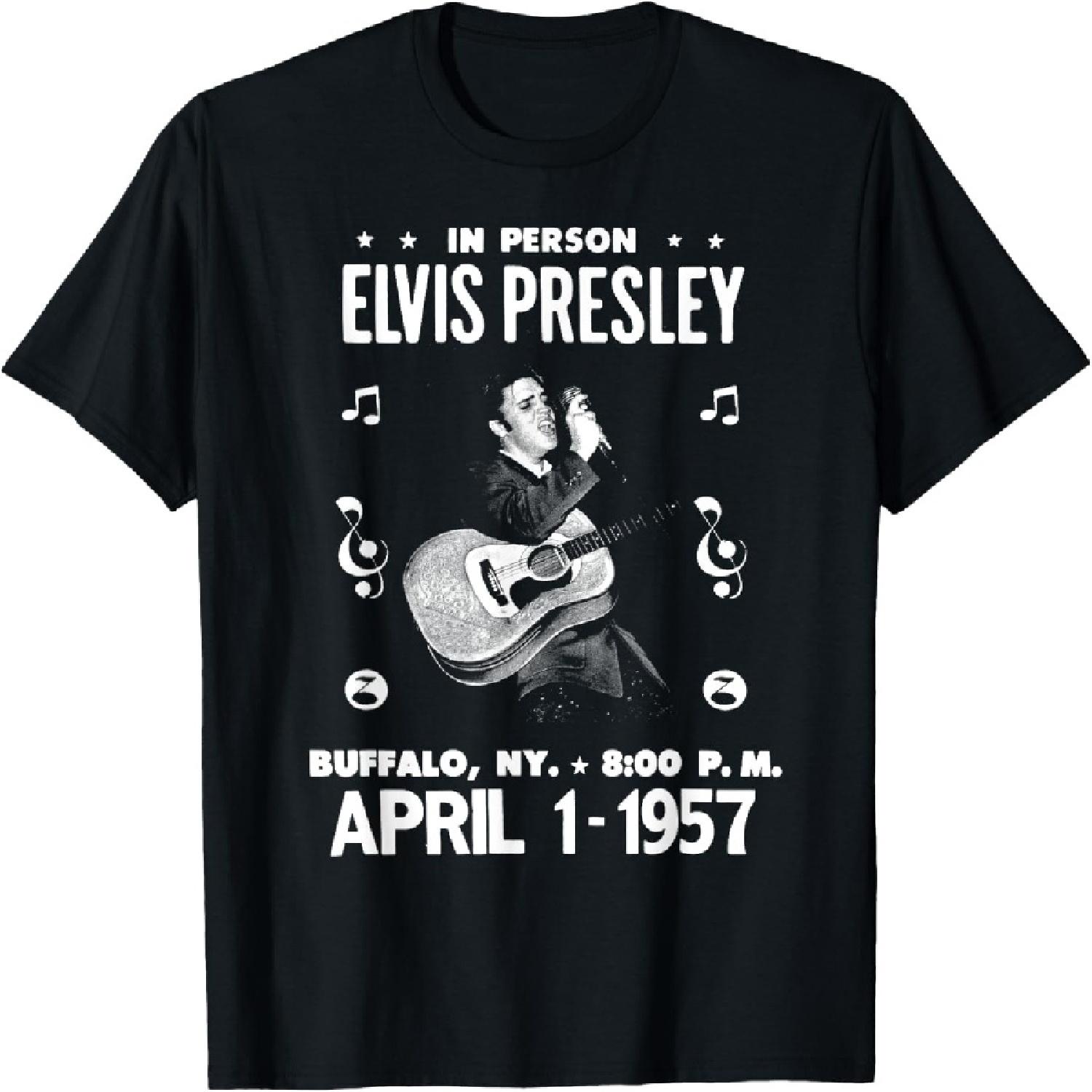Elvis Presley Official Gig Poster T-Shirt S чёрный