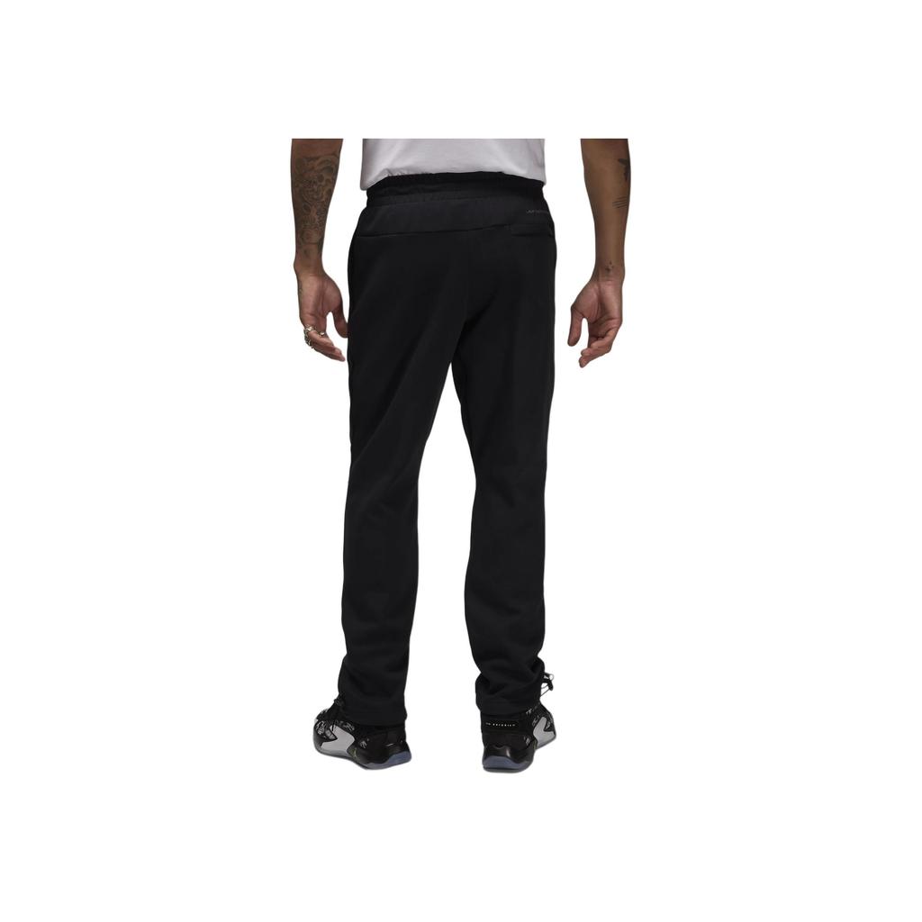 Jordan Sport Hoop Comfortable Soft Breathable Mid-Rise Drawstring Straight-Leg Knit Sports Pants Men bottoms Black Shadow FV8604-010