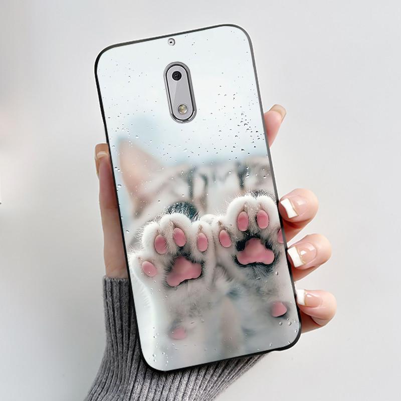 For Nokia 6 New Fashionable Simple Black Phone Case For Nokia 6.1 Plus/Nokia X6 Soft Anti-Scratch Bumper Cute Rabbit Lamp Shell