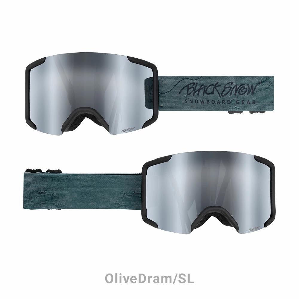 Taiki Sato Snowboardbrille BLACKSNOW BS25EFGG05 D Black Snow [BLACK SNOW] Herren