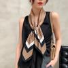 Spring square scarf silk scarf French retro women's simple and versatile foreign style fashion temperament twill silk scarf batch