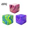 Hand Stress Ball Flow Texture Cube Anxiety Relief Squeeze Sensory Toy Slow Rebound Decompression Home Office Relaxation Tool