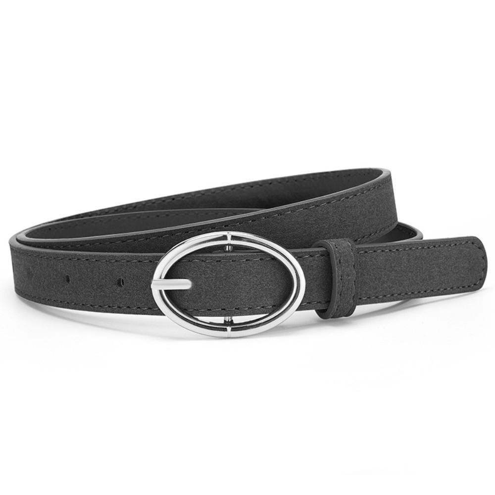 Casual Suede Leather Belt Luxury Design Waistband Trendy Business Waist Belt  For Women