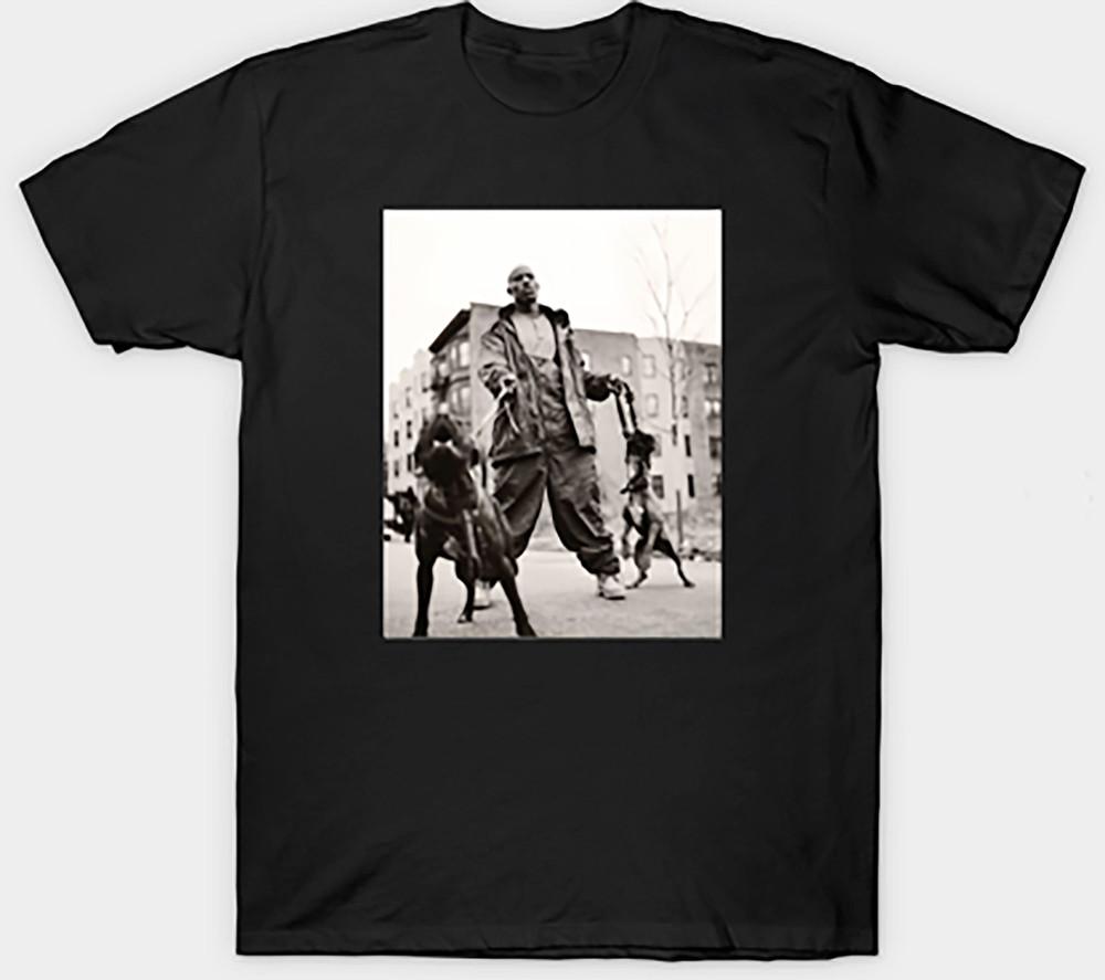 DMX Футболка с коротким рукавом Мужская Унисекс S-3XL Черная Фан-арт Унисекс Футболка XXL