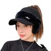 Novelty Furry Knitted Baseball Cap with Earflaps Women Influencers Same Slouchy Warm Ear Protections Empty Top Hat
