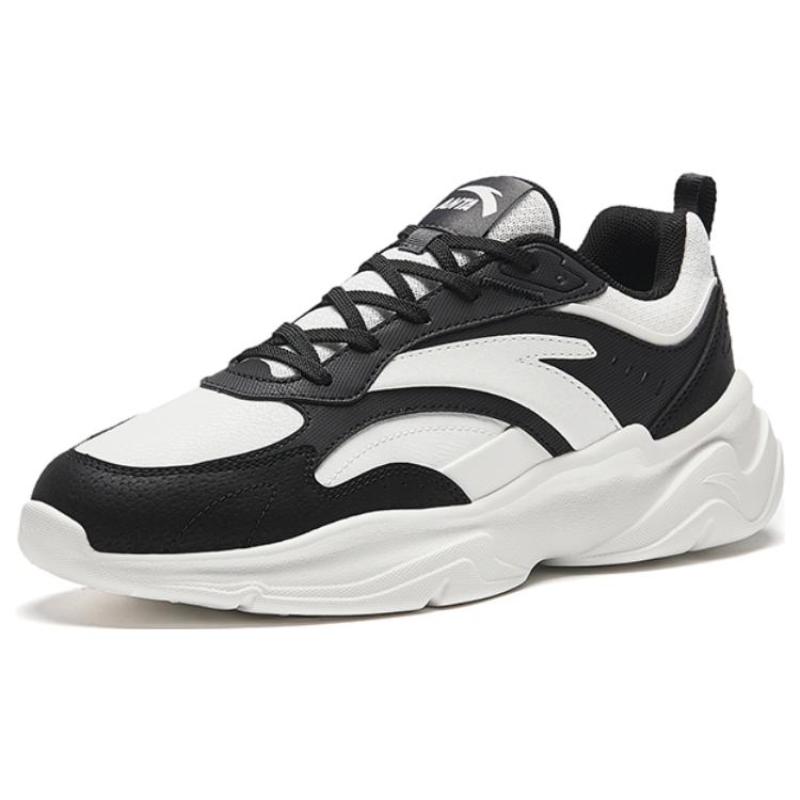 Anta Chaobai Gz Low-Top Casual Shoes Women's Black White Sneakers 122348812-7