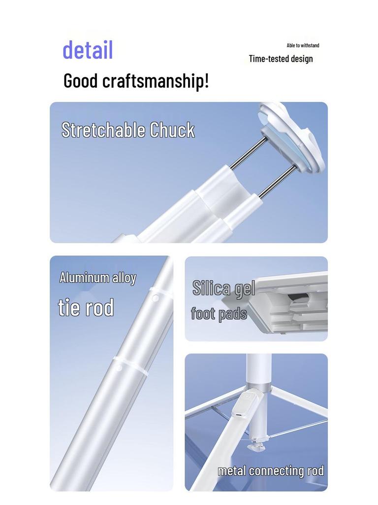 Jumping Stick Universal Phone Selfie Tripod - Portable Live Broadcast Photography Holder
