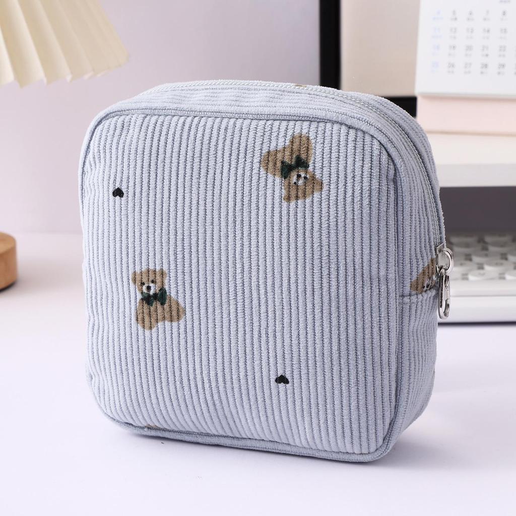 Large Capacity Cute Mini Portable Cotton Menstrual Pad Storage Bag