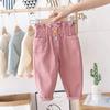 Girls Pants Spring Autumn Children Clothes Bow Ruffles Baby Girl Trousers Kids Pants Princess Toddlers Infant Casual Fashion
