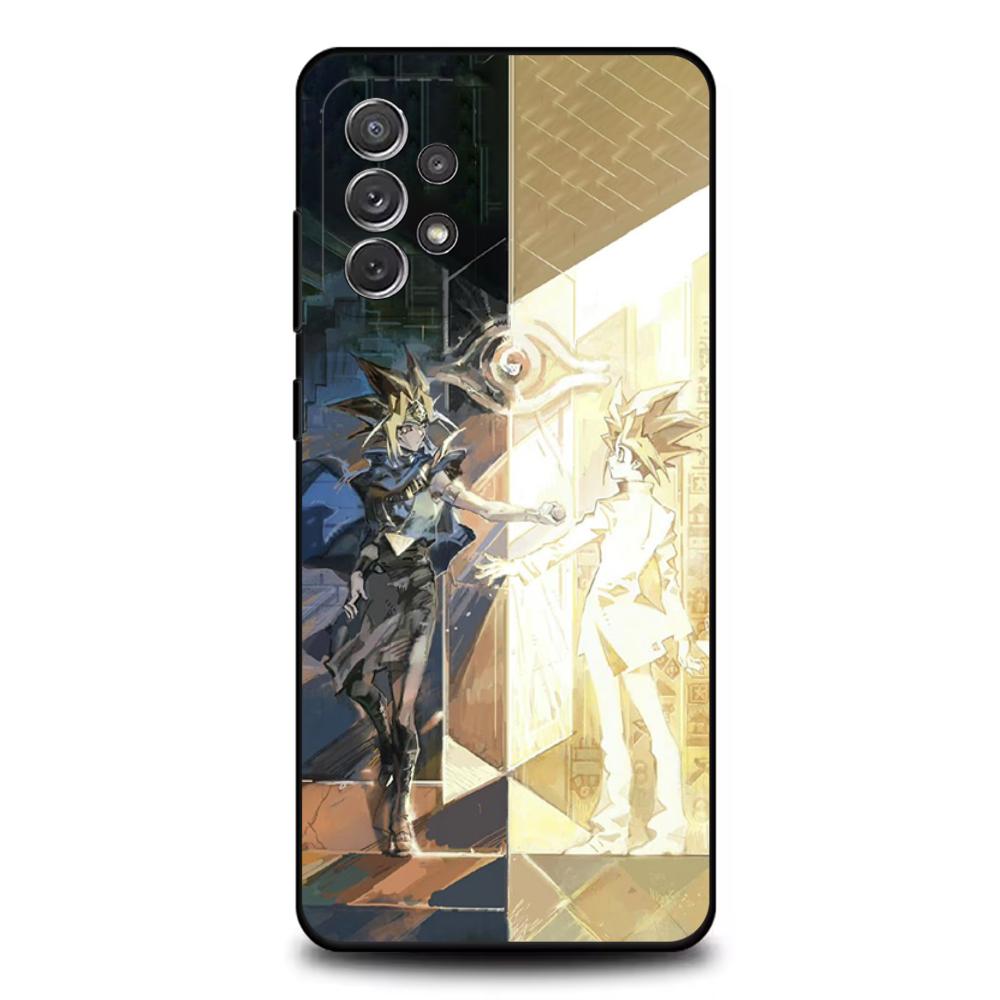 Yu-Gi-Oh Anime Phone Case For Samsung S25,S24,S21,S22,S23,S30,Ultra,S20,Plus,Fe,Lite,Note,10,9,5G Black Cover