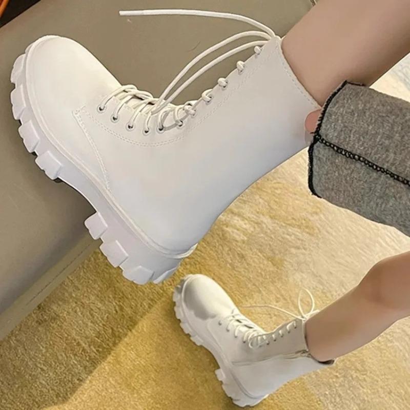 Women's Shoes Fashion Women's Boots Spring Autumn Non-slip Motorcycle Boots Designer Korean Shoes for Women Footwear Botas Mujer