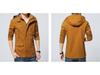 Men's Hooded Pure Cotton Washed Workwear Jacket - Autumn/Winter 2022 Collection