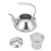 Thickened Design Stainless Steel Teapot Large Capacity Tea Pot Stovetop Kettle  For Loose Tea