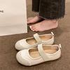 Fashion Spring Autumn New Flat Soft Bottom Comfortable Fashionable Versatile Casual Shoes Round Head Shallow Mouth Women's Shoes