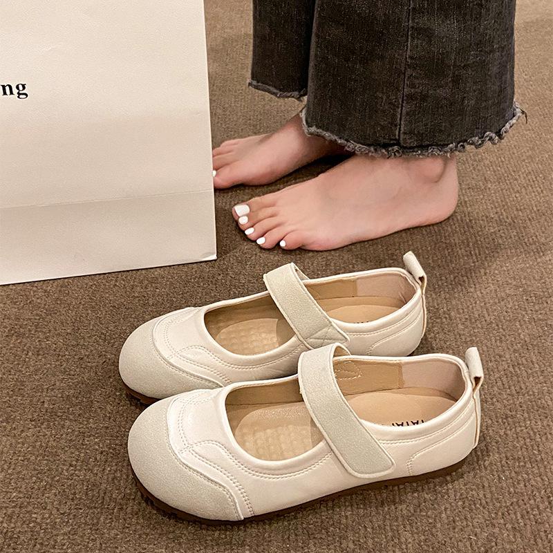 Fashion Spring Autumn New Flat Soft Bottom Comfortable Fashionable Versatile Casual Shoes Round Head Shallow Mouth Women's Shoes