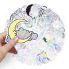 10 30 50Pcs Holographic Laser Cartoon Graffiti Stickers Decals Kids Toys Laptop Guitar Notebook Phone Diary Decoration Sticker