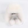 On Sale Real Fox Fur Women's Russian Ushanka Aviator Trapper Snow Skiing Hats Caps Earflap Winter Ladies Fox Fur Bomber Hat