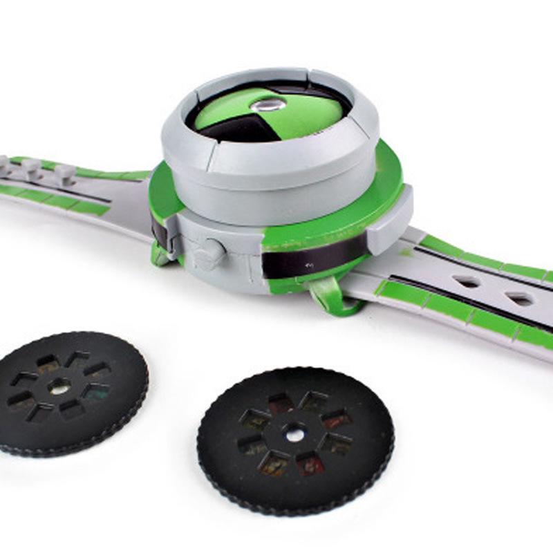 BEN10 Cross-Border E-Commerce Defender Projection Watch - Educational Electronic Cartoon Bracelet for Kids