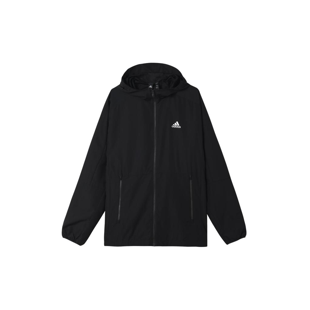 adidas Jackets Men's Black Hooded Moderate Other H40228