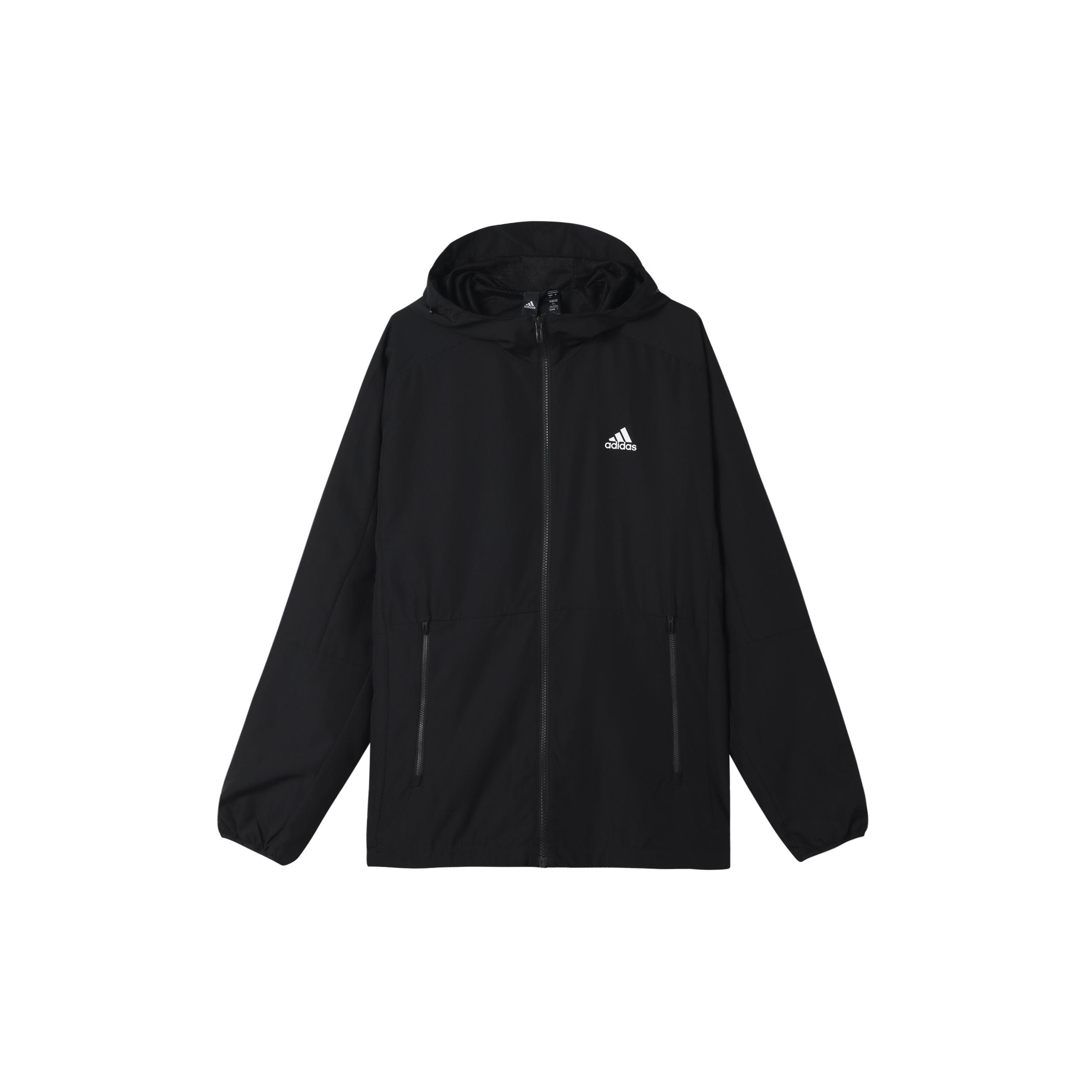 Куртки Adidas Мужские Черные С Капюшоном Умеренные Другие H40228