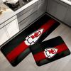 Kansas City Chiefs Flannel Kitchen Mat Christmas Soft Area Rug Non Slip Floor Carpet Home Decoration