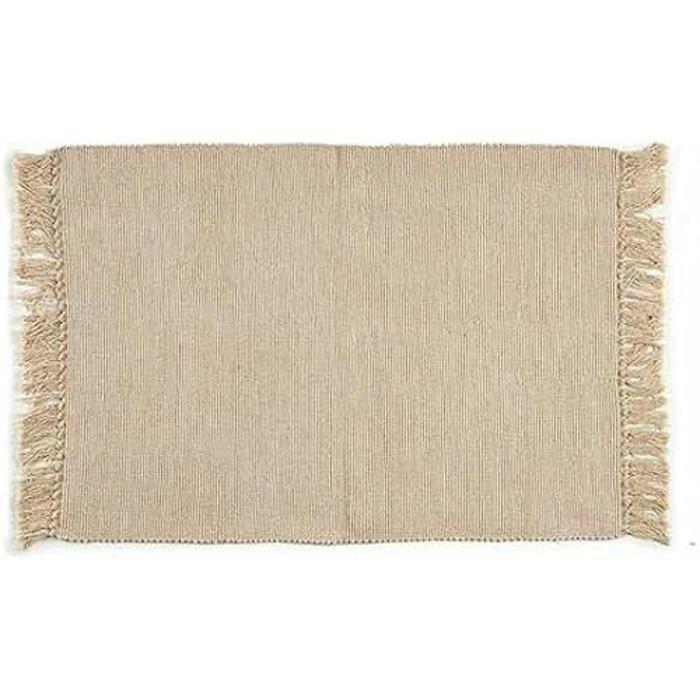 Koberec - GIFT DECOR - Béžový - 50 x 80 cm - Obdélníkový - Sada 8 kusů