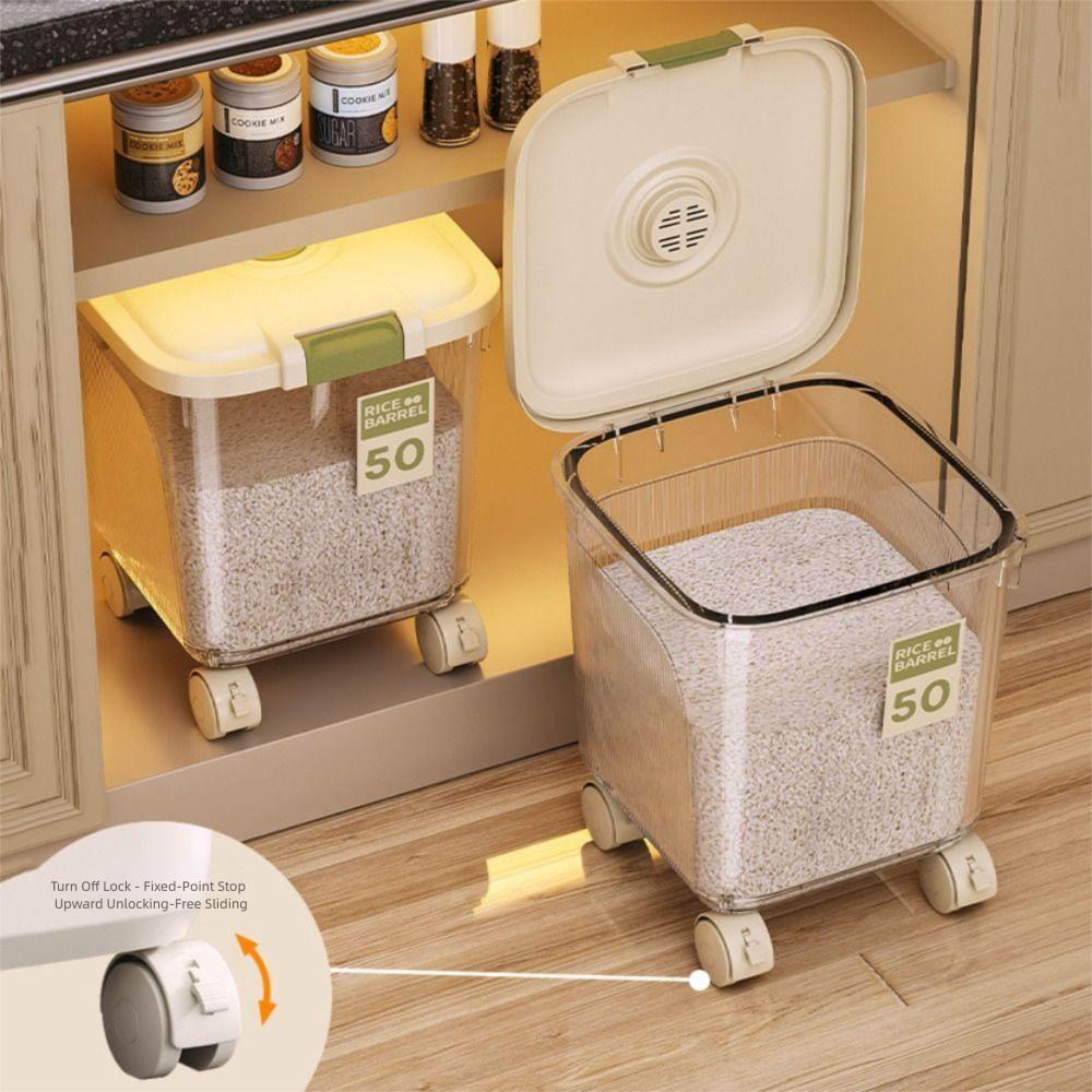 Feuchtigkeitsdichter Reisbehälter Auslaufsicherer Getreidebehälter Kreativer Lebensmittelbehälter