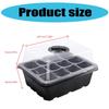 Plastic Indoor  Starter Kits With LED Grow Light Multi Purpose Seedling Germination Tray Plant Germination Box